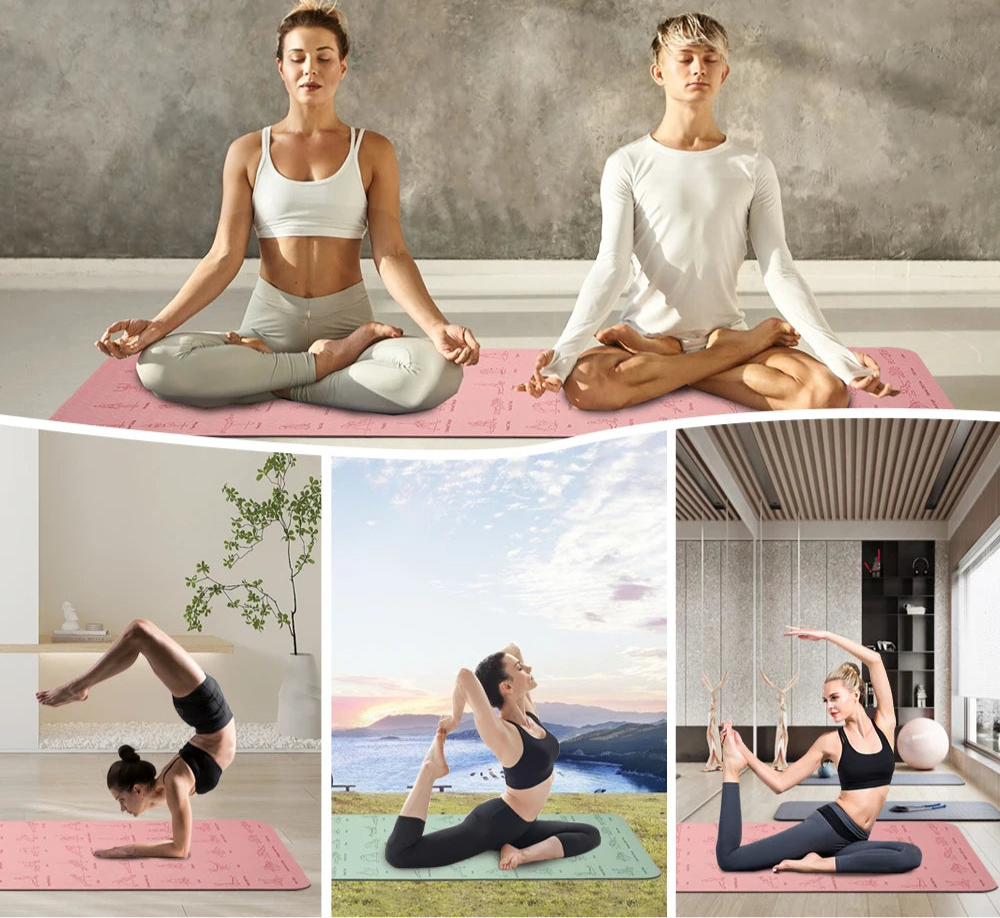 Eco-friendly Non-Slip TPE Yoga Mat