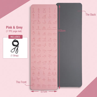 Eco-friendly Non-Slip TPE Yoga Mat