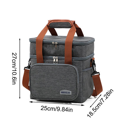 Cross Body Thickened Lunch Insulation Bag