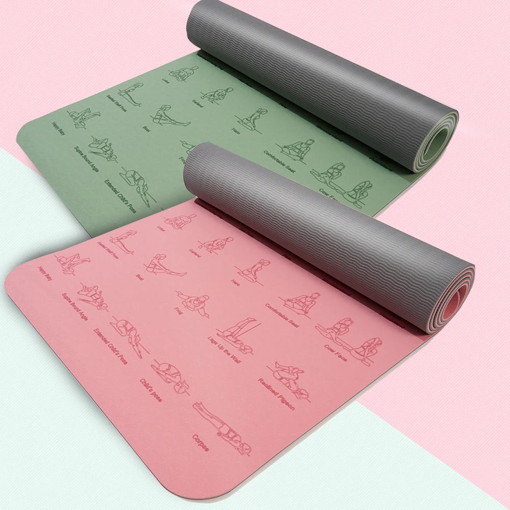 Eco-friendly Non-Slip TPE Yoga Mat